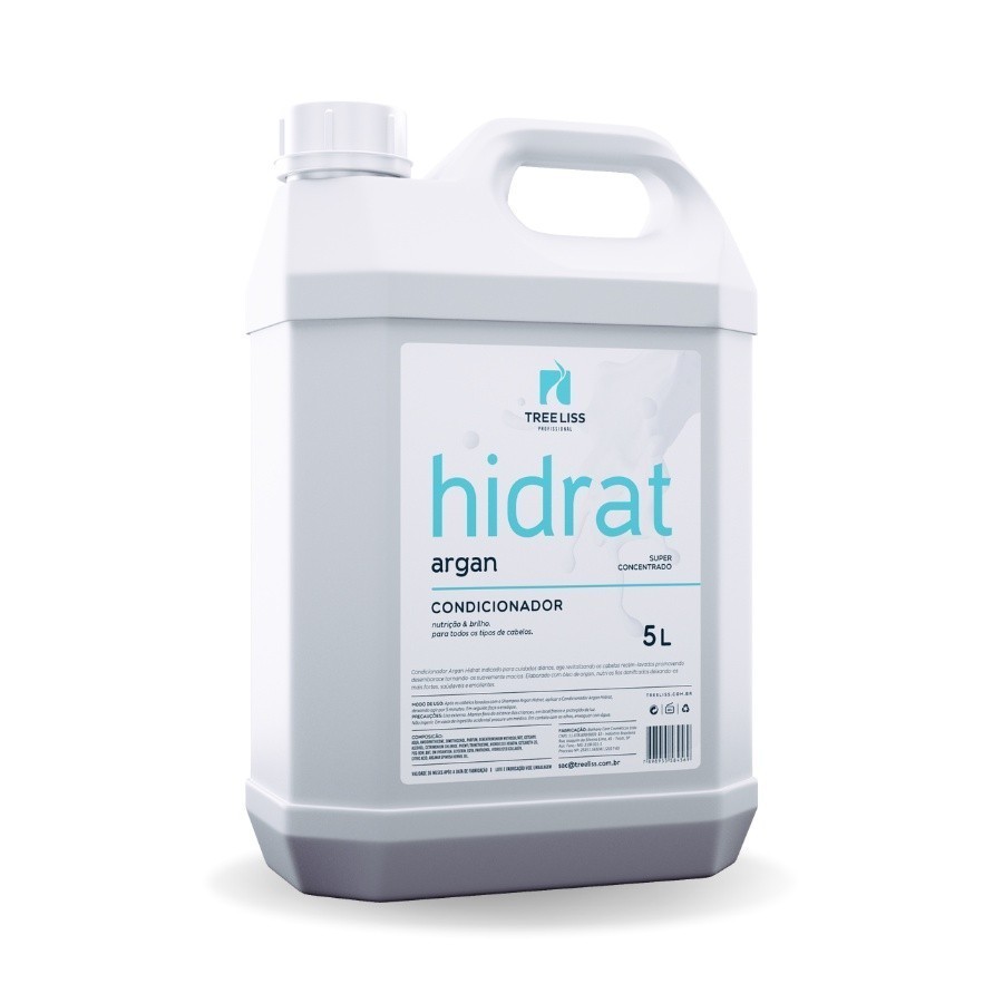 Condicionador Hidratação Cabelo Argan Lavatório 5L Tree Liss