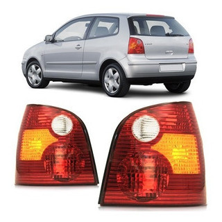 Lanterna Traseira Polo Hatch 2003 2004 Tricolor