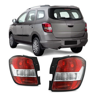 Lanterna Traseira Spin 2013 2014 2015 2016 2017 2018 Borda Preta em Oferta na Shopee