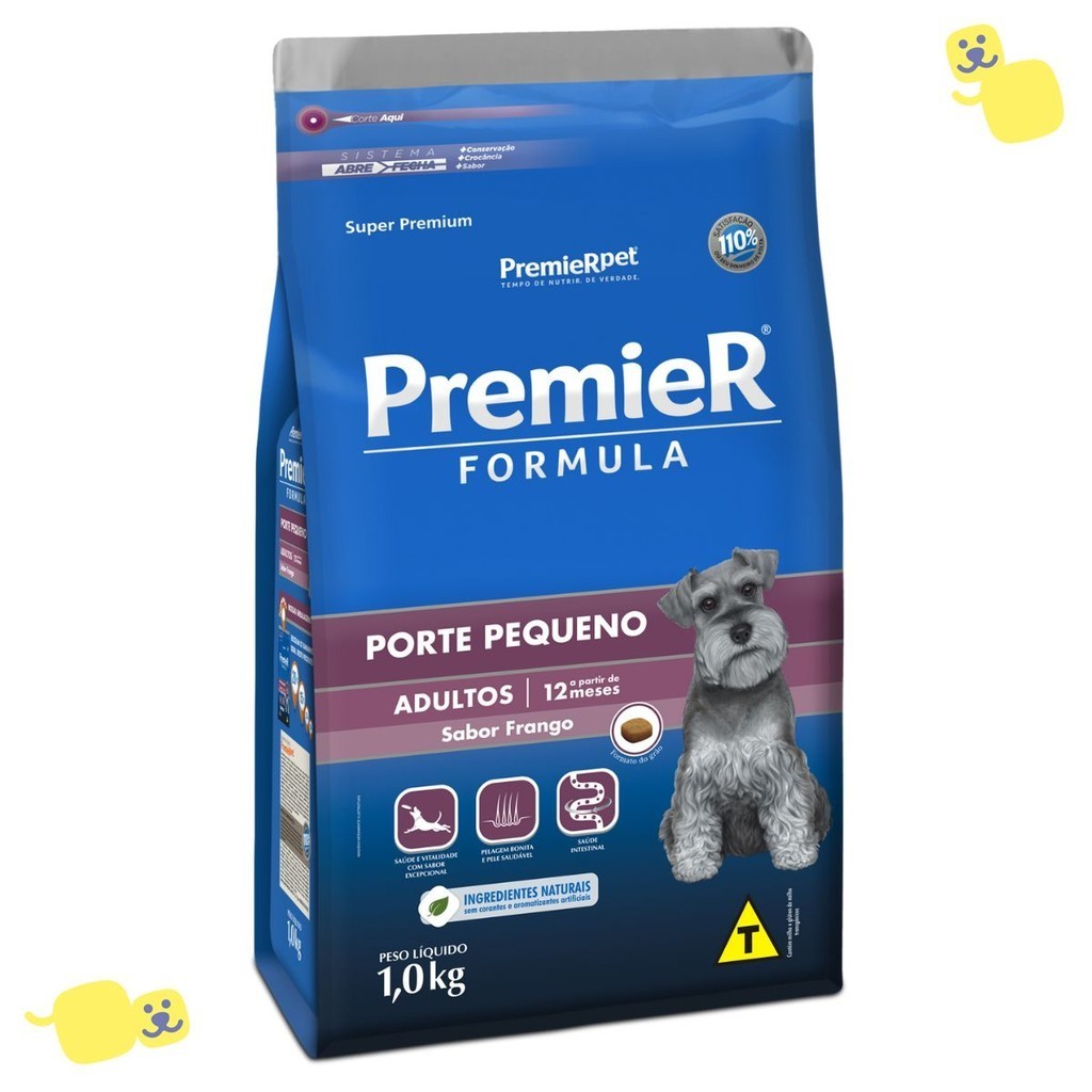 Alimento Premier Formula Raças Pequenas Adultos 1Kg Ração em Oferta na Shopee