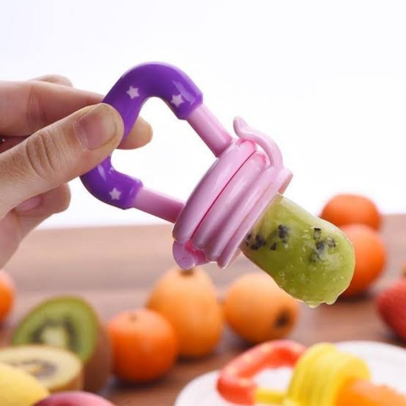 Chupeta Alimentadora rosa para bebe / Frutas e outros