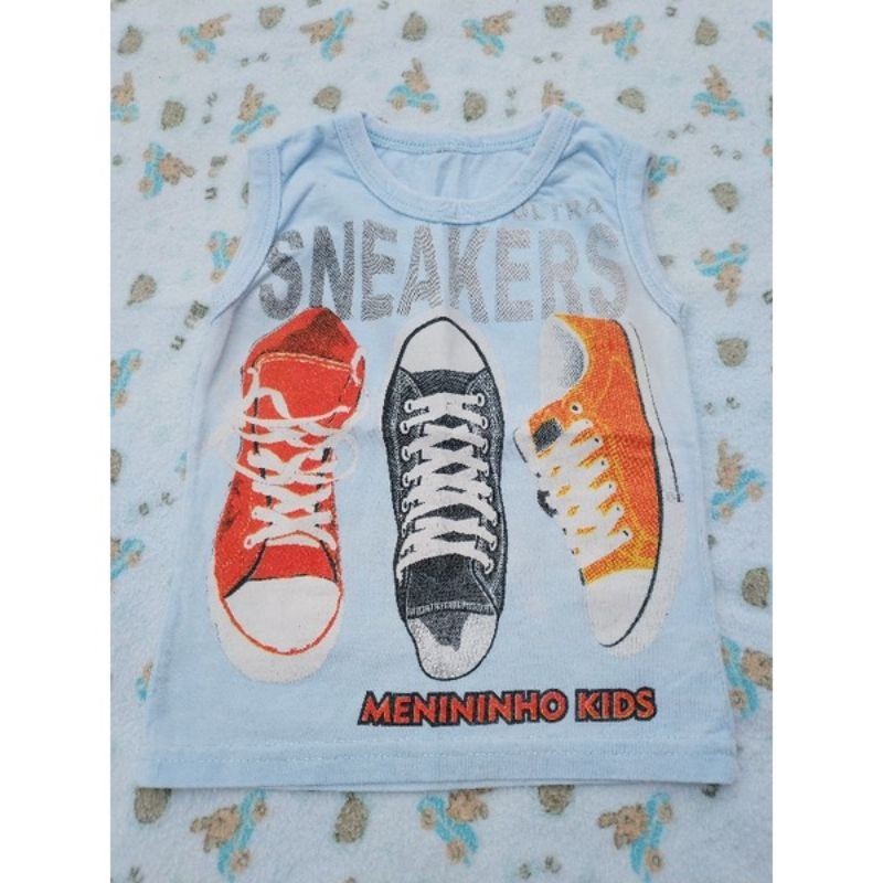 Camiseta Regata Infantil Menininho Kids / Tamanho: 2