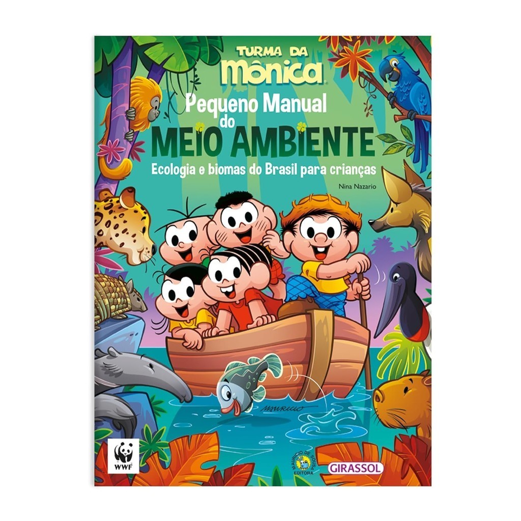 Livro Turma da Monica - Pequeno Manual Do Meio Ambiente - 2Ed