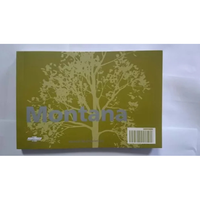 Manual Proprietário Chevrolet Gm Montana Frente Agile 2010/ em Oferta na Shopee