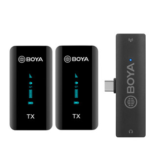Sistema Microfone Lapela Boya By-xm6-k6 p/Usb C 2.4GHz Preto em Oferta na Shopee