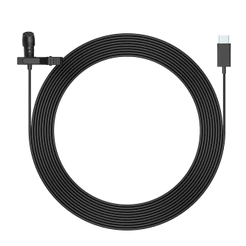 Microfone de Lapela Mirfak MC1P Conector Micro Usb Tipo C