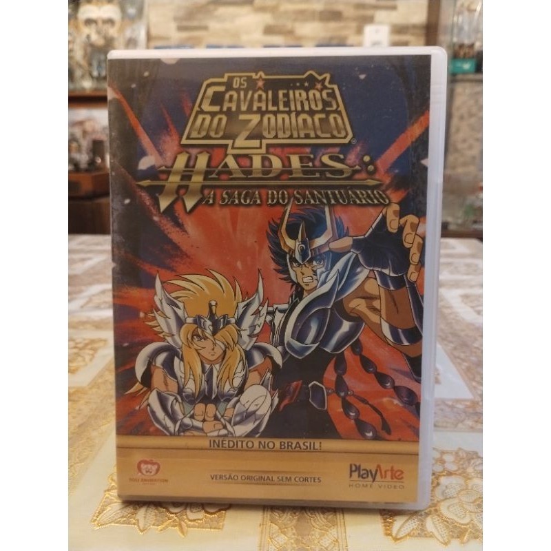 Dvd os Cavaleiros do zodíaco Hades A Saga do Santuário Vol 4