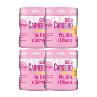 Kit 4 Creme Sebo de Carneiro C/ Uréia 200g em Oferta na Shopee