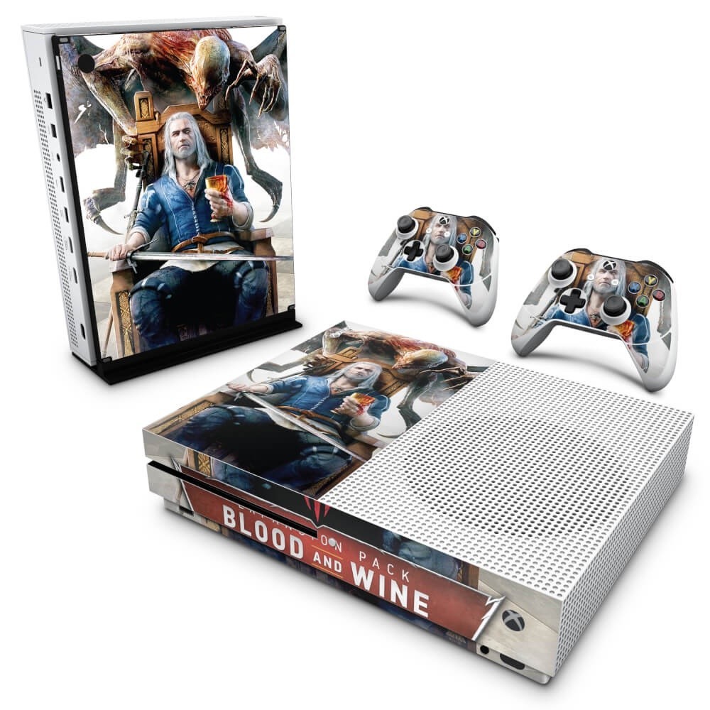Skin Xbox One S Slim Adesivo - The Witcher 3 Blood And Wine