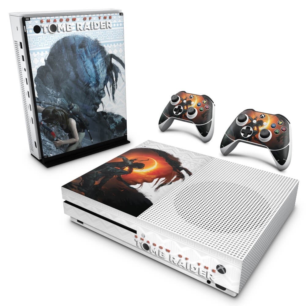 Skin Xbox One S Slim Adesivo - Shadow Of The Tomb Raider