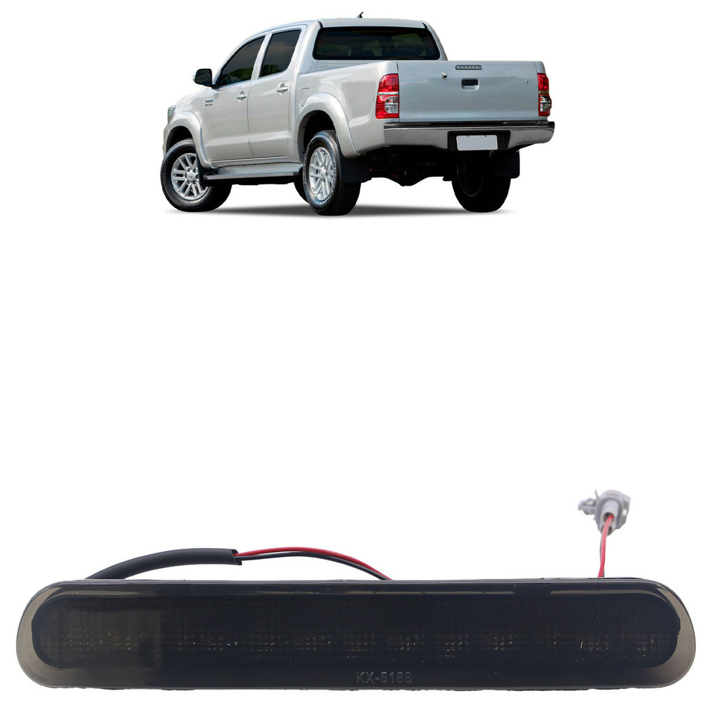 Lanterna Luz Freio Hilux 2005 2006 2007 2008 2009 2010 2011 2012 2013 2014 2015 Fumê em Oferta na Shopee