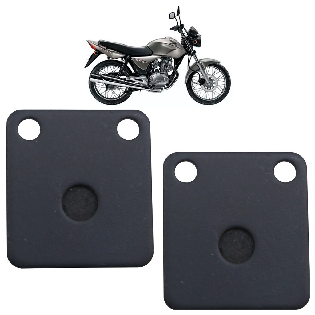 Pastilha Freio Dianteira CG Titan 150 ESD 2004 2005 2006 2007 2008 Semi-Metálica em Oferta na Shopee