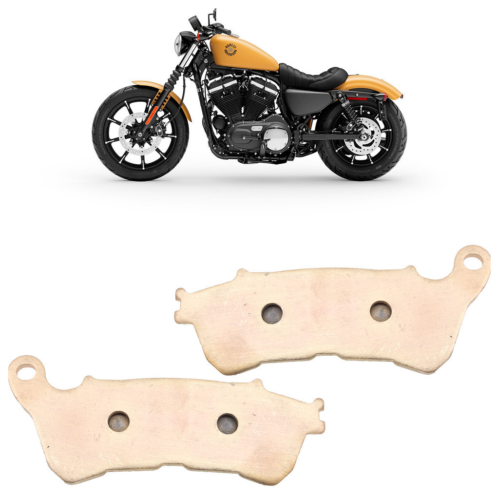 Pastilha Freio Dianteira Davidson 883 XL Iron 2014 2015 2016 2017 2018 2019 2020 Sinterizado