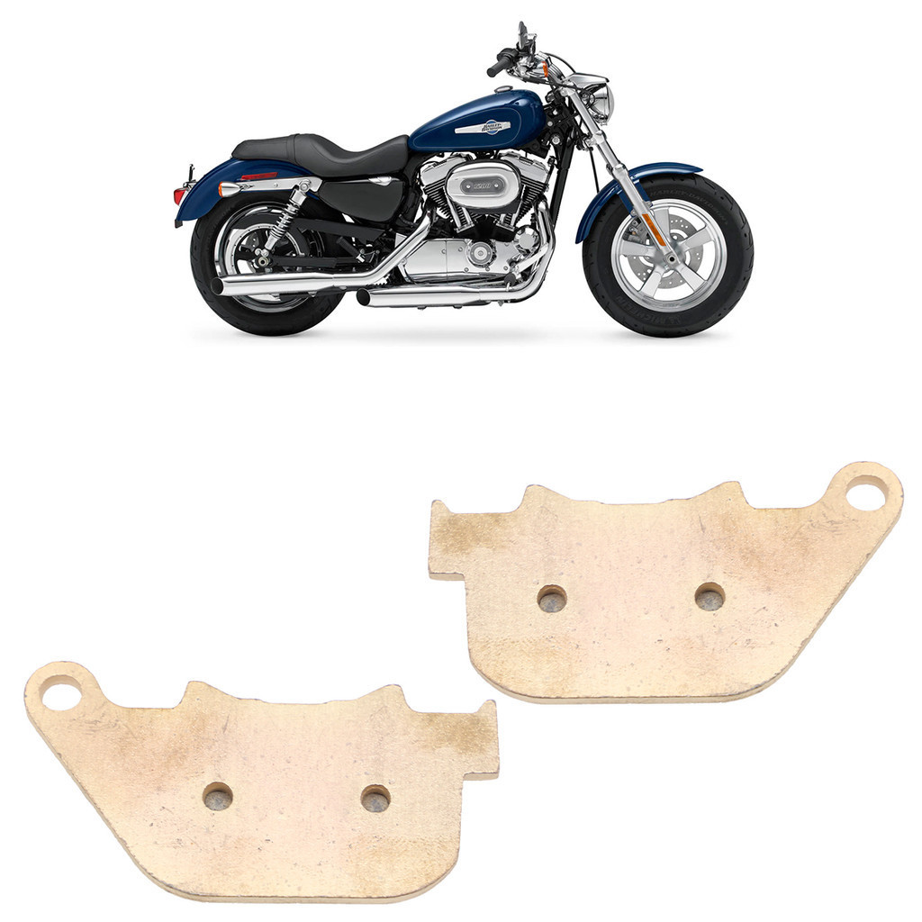 Pastilha Freio Traseira Davidson Sportster Roadster XL 1200 2004 a 2013 Sinterizado em Oferta na Shopee