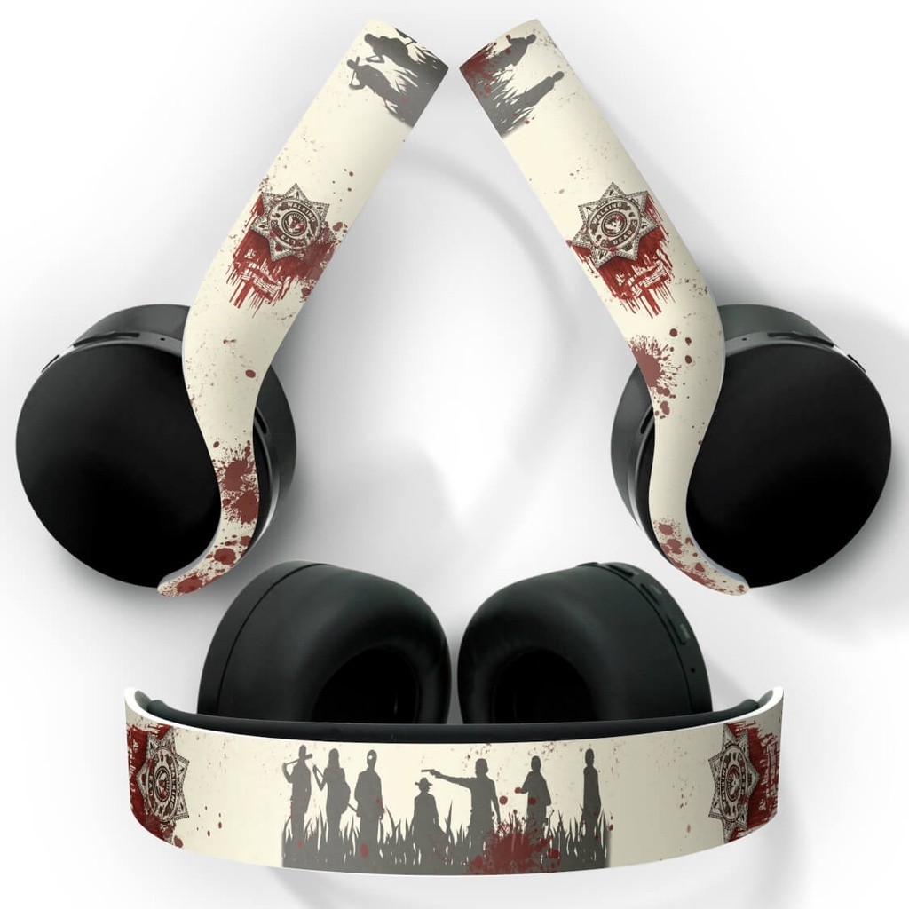 Skin PS5 Headset Pulse 3D Playstation 5 Adesivo - The Walking Dead