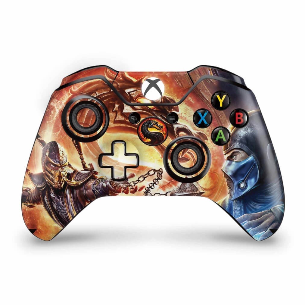 Skin Xbox One Fat Controle Adesivo - Mortal Kombat