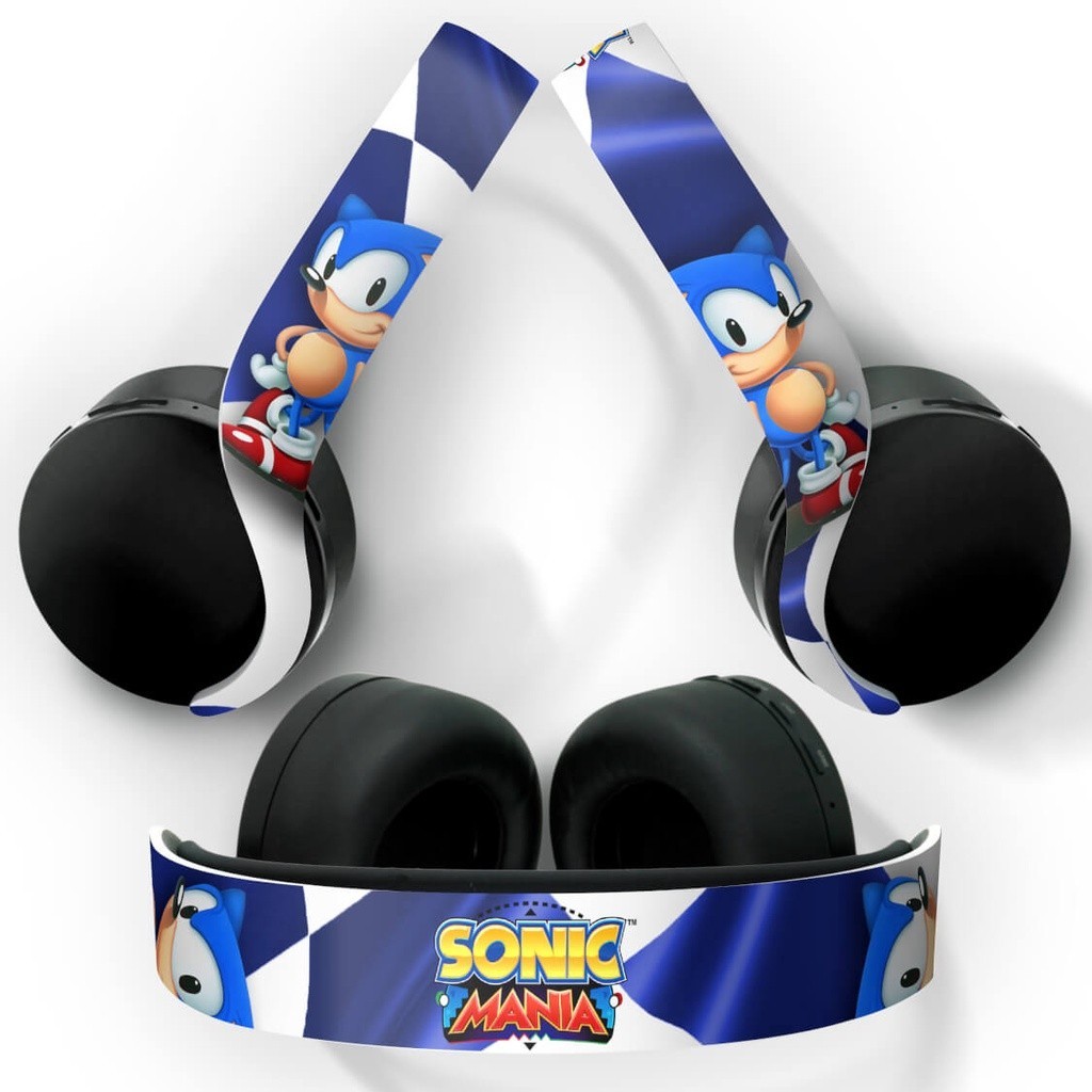 Skin PS5 Headset Pulse 3D Playstation 5 Adesivo - Sonic