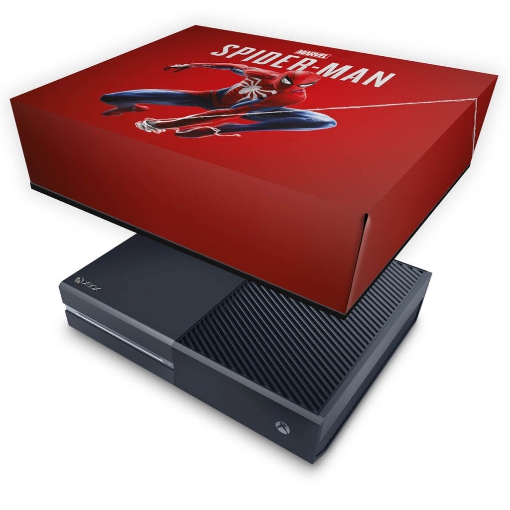 Capa Xbox One Fat Anti Poeira - Homem Aranha Spider-Man