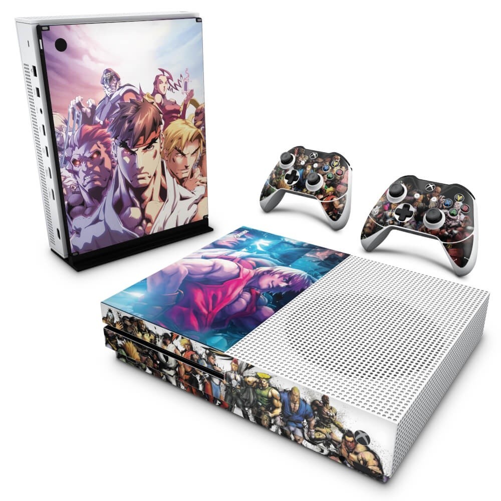 Skin Xbox One S Slim Adesivo - Street Fighter