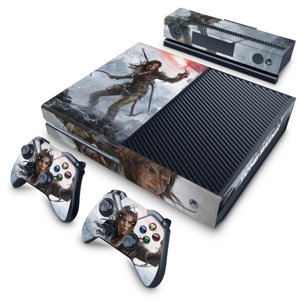 Skin Xbox One Fat Adesivo - Rise Of The Tomb Raider