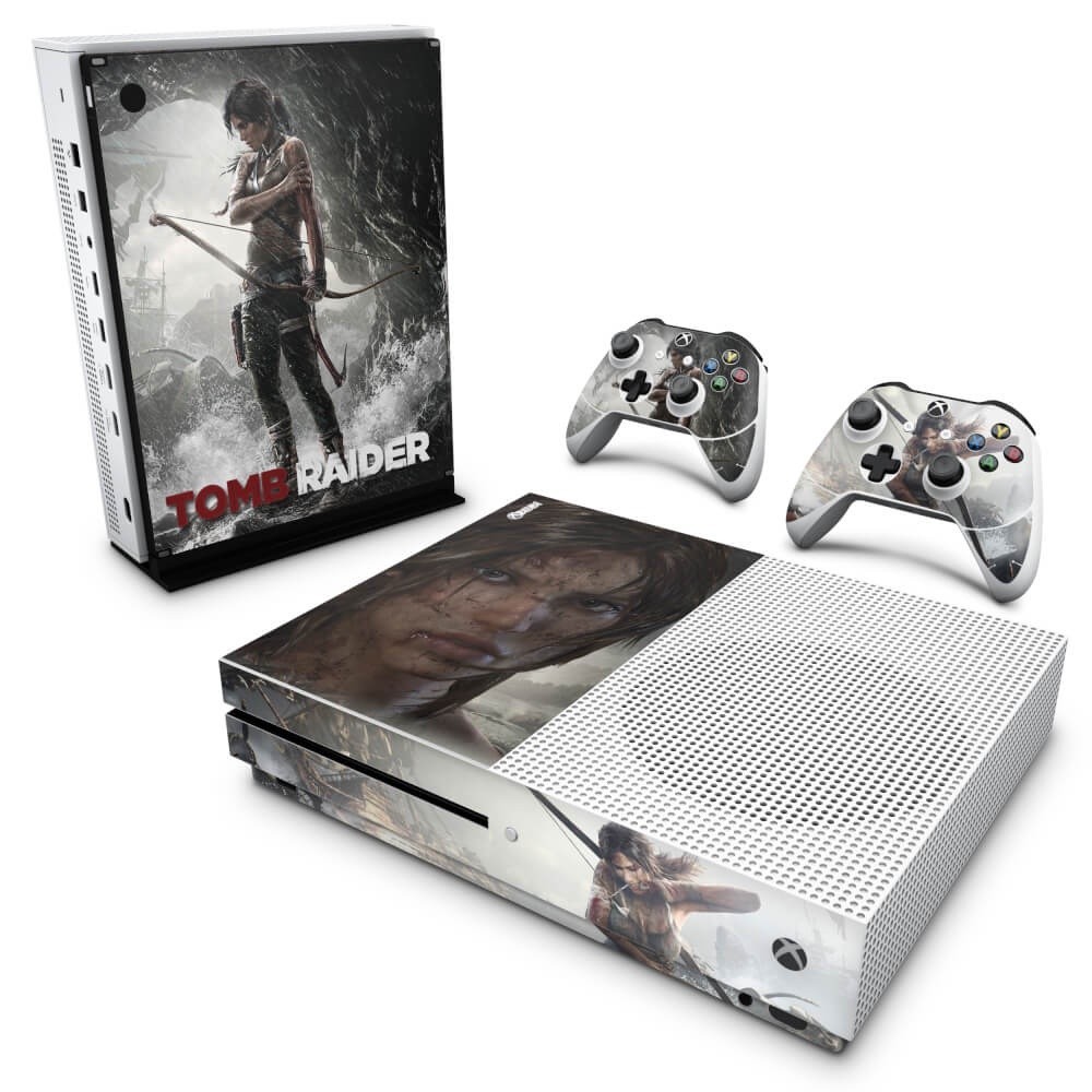Skin Xbox One S Slim Adesivo - Tomb Raider