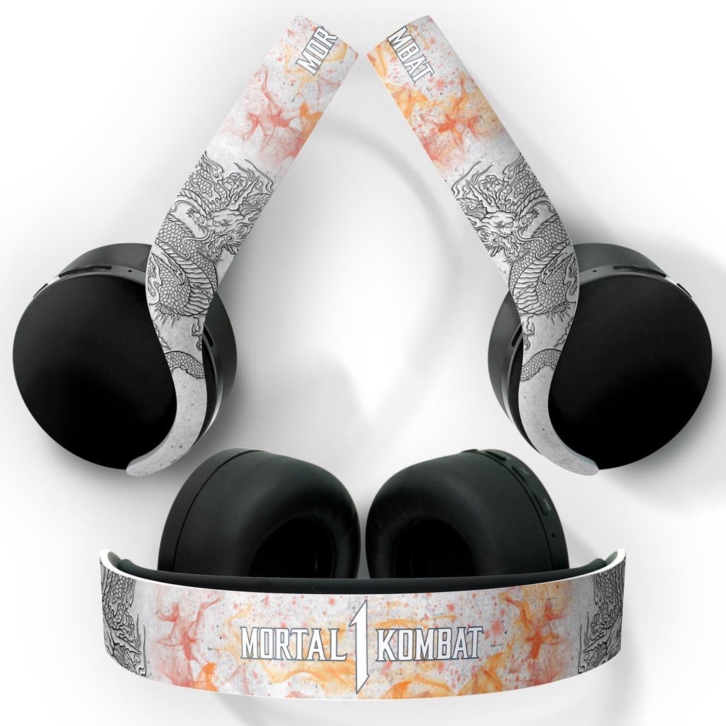 Skin PS5 Headset Pulse 3D Playstation 5 Adesivo - Mortal Kombat 1