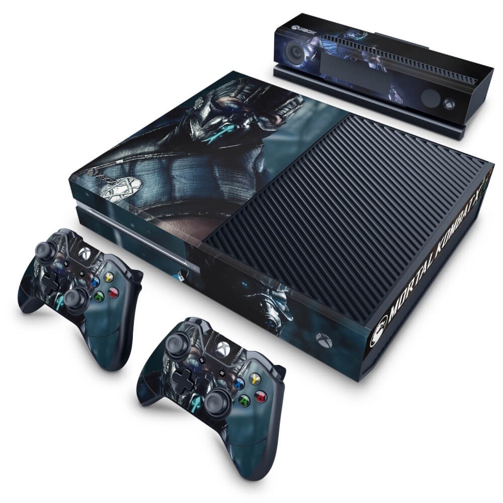 Skin Xbox One Fat Adesivo - Mortal Kombat X - Subzero