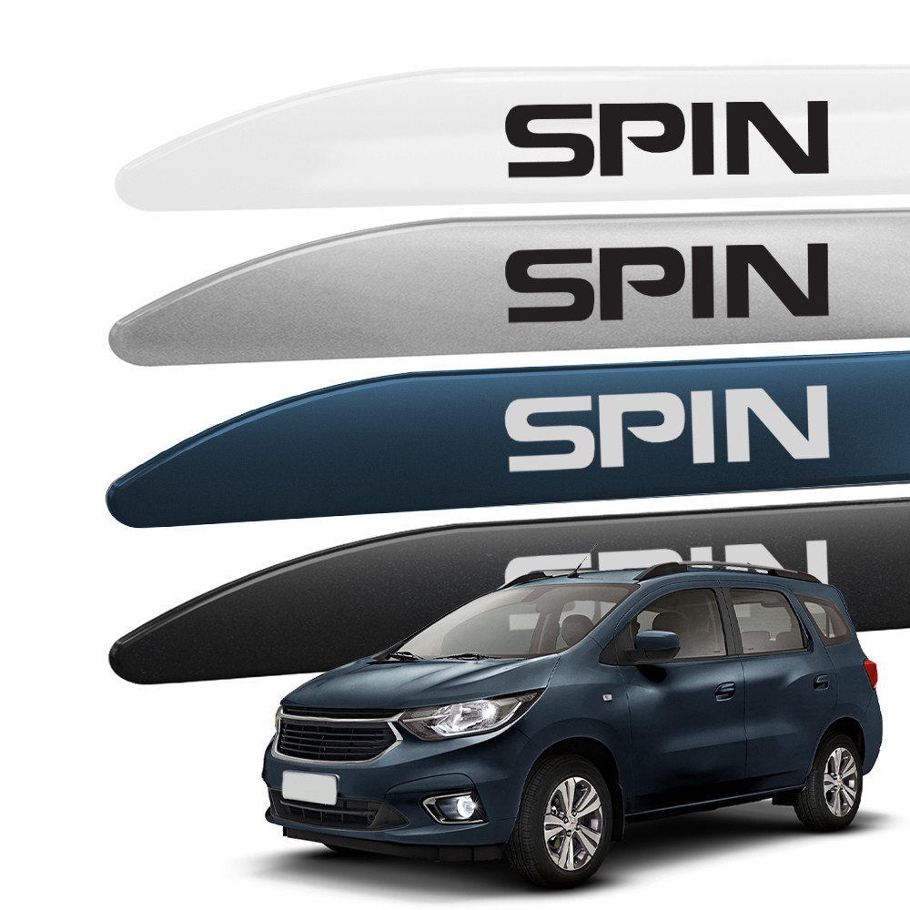 Friso Lateral Spin 2012 a 2025 Ponta Facao Cor Original e com Grafia em Adesivo - Modelo Universal Compatível em Oferta na Shopee