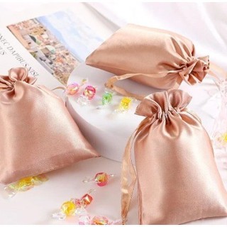 Kit com 10 Saquinho de Cetim para Bijuteria e Lembrancinhas em Oferta na Shopee