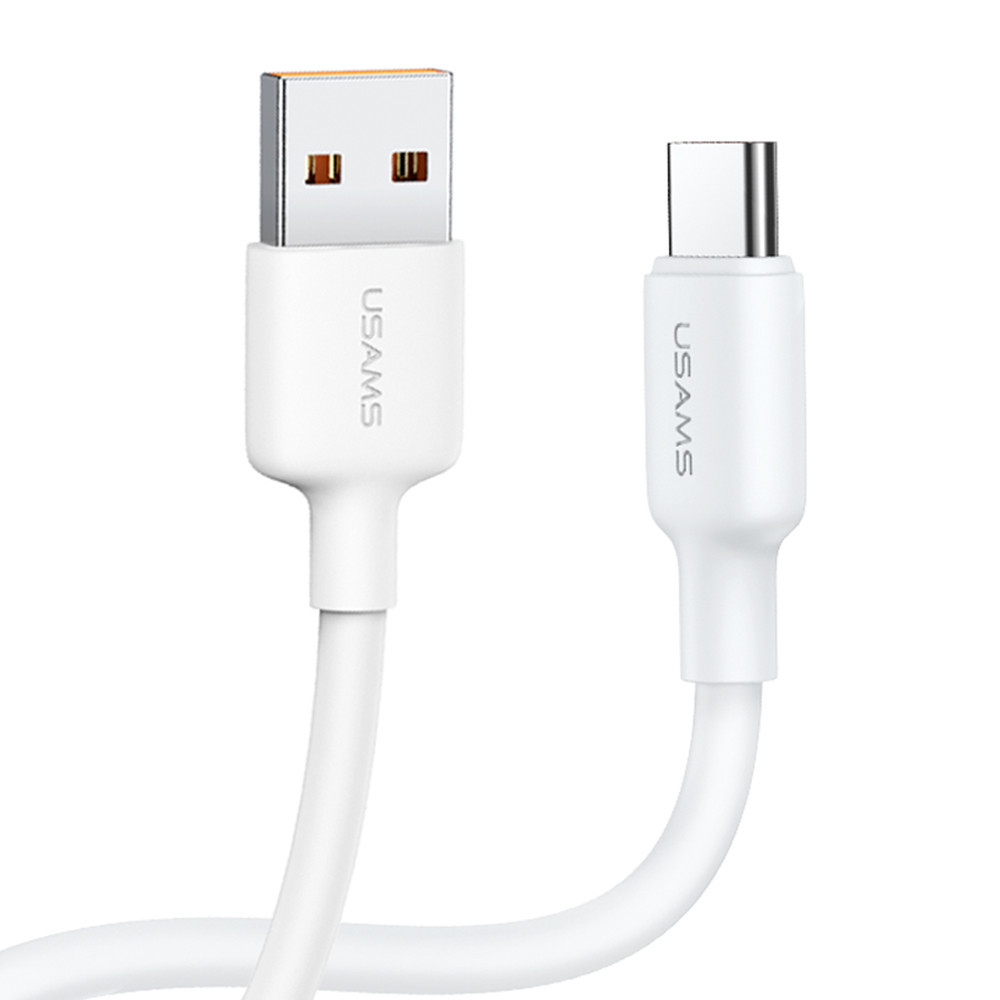 Cabo Usb Usams Tipo A pra Tipo C Máx. 3A 3 Metros Branco - Mobile & Gadgets