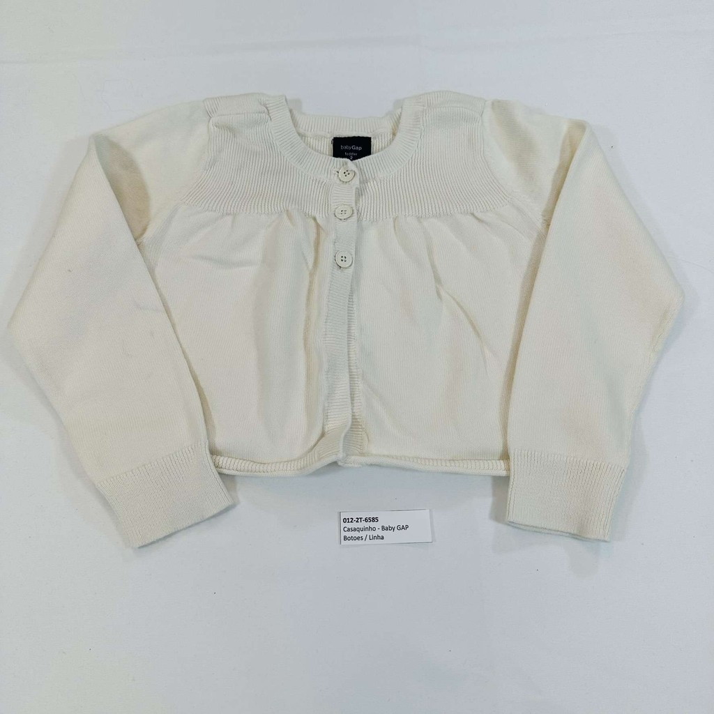 Casaquinho - Botoes / Linha - Baby GAP - Tamanho 2T == peça Seminova - COD 6585