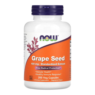 Semente Uva 100mg Now Foods Grape Seed 200Caps Importado em Oferta na Shopee