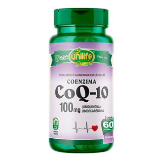 Coenzima CoQ-10 Ubiquinona Unilife 60 Cápsulas em Oferta na Shopee