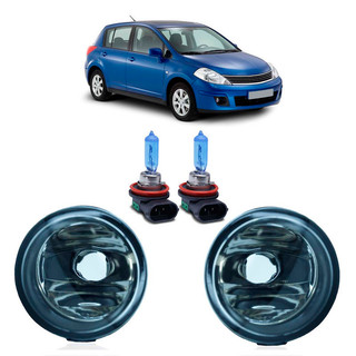 Kit Par Farol Milha Auxiliar + Par Lâmpada H11 Tiida 2007 2008 2009 2010 2011 2012 2013 em Oferta na Shopee