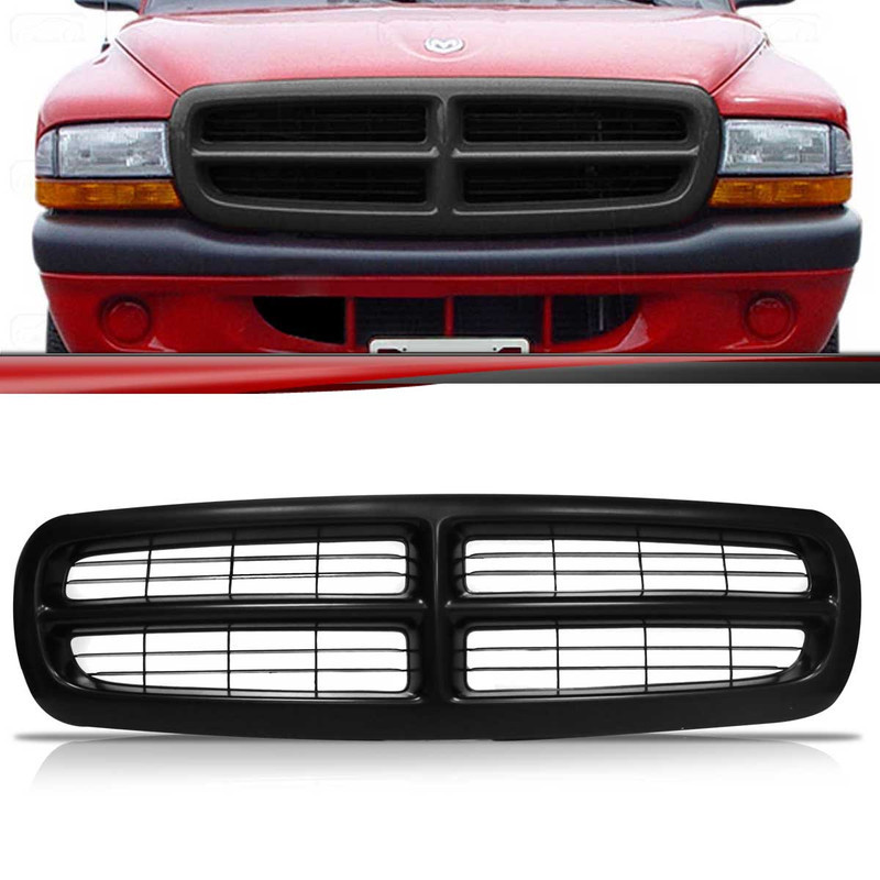 Grade Dianteira Dodge Dakota 1997 1998 1999 2000 2001 2002 2003 Preto em Oferta na Shopee