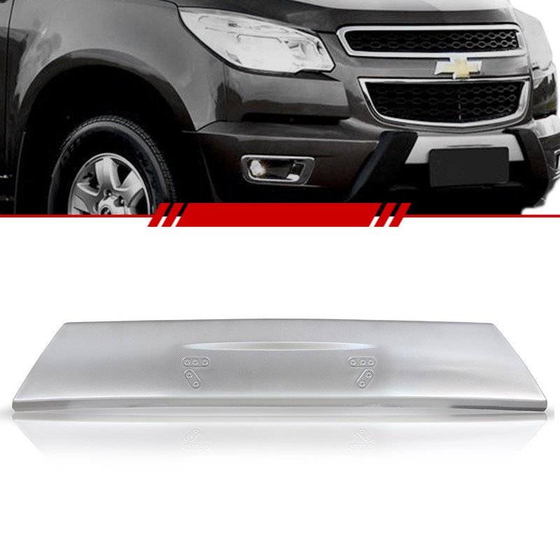 Aplique Overbumper Parachoque Dianteiro S10 2012 2013 2014 2015 2016 Prata - Spare Parts and Accessories for Vehicles