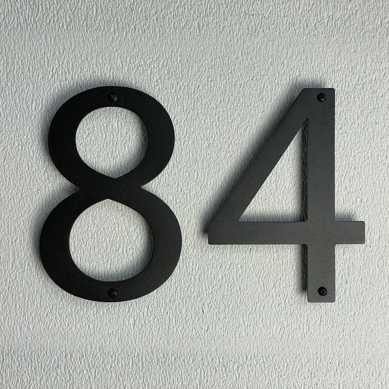 NÚMEROS PARA CASA, NUMERO RESIDENCIAL, PRA PRÉDIOS, APARTAMENTOS, CONDOMÍNIO, 12CM EM ACM, COMERCIAL PARA FACHADA