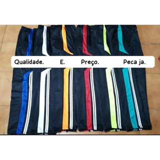 Kit 02 Calça Agasalho AD Modelo Novo Masculina Academia, Esporte C/Bolso ( Cores Variadas)