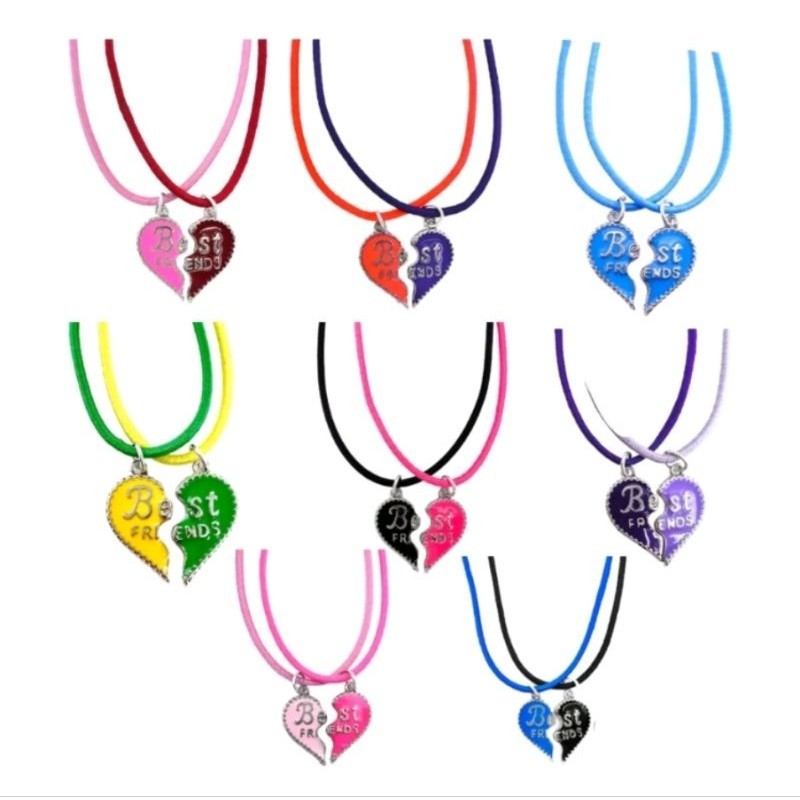 Colar Best Friends/Amizade Modelo Coração Super !!! — R$ 14,90 em Shopee