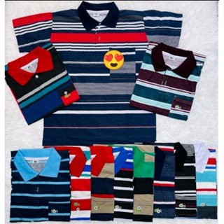 Kit 03 Camisa Gola Polo Masculina Listrada 100% Algodão ( Com Bolso)