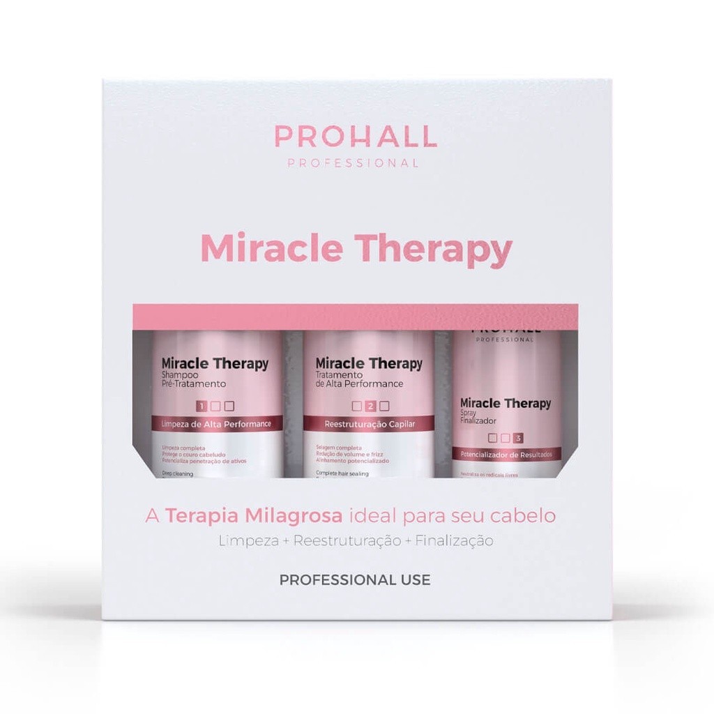 Miracle Therapy Prohall - Terapia Capilar + Realinhamento