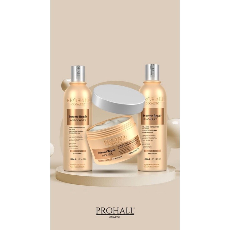 Prohall - Kit Extreme Repair Ultra Nutritivo Tratamento 300ml