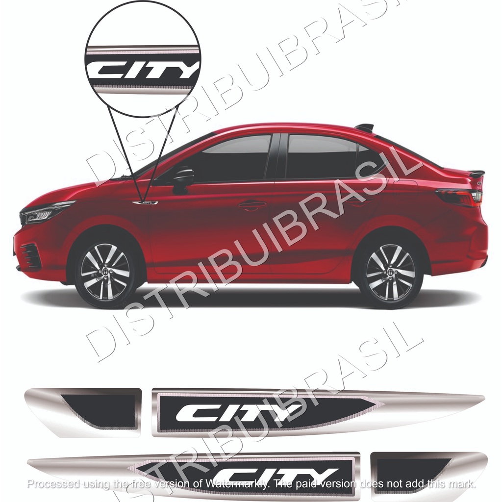 EMBLEMA APLIQUE LATERAL RESINADO HONDA CITY