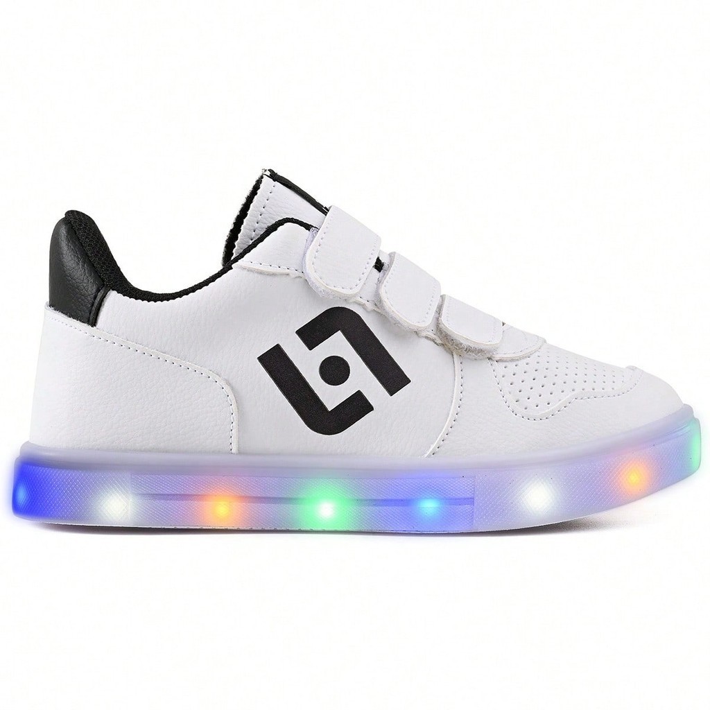 Tenis Infantil De Led Casual Escolar Sapatenis Meninos Street Calce Facil em Oferta na Shopee