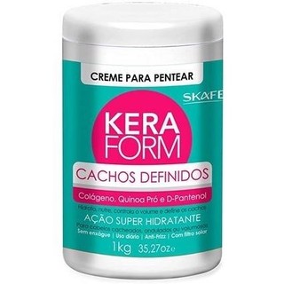 CREME P/PENTEAR KERAFORM CACHOS DEFINIDOS 1KG SKAFE em Oferta na Shopee