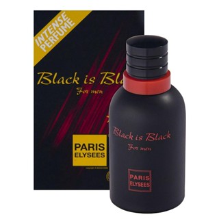 Perfume Paris Elysees Black Is Black 100ml em Oferta na Shopee