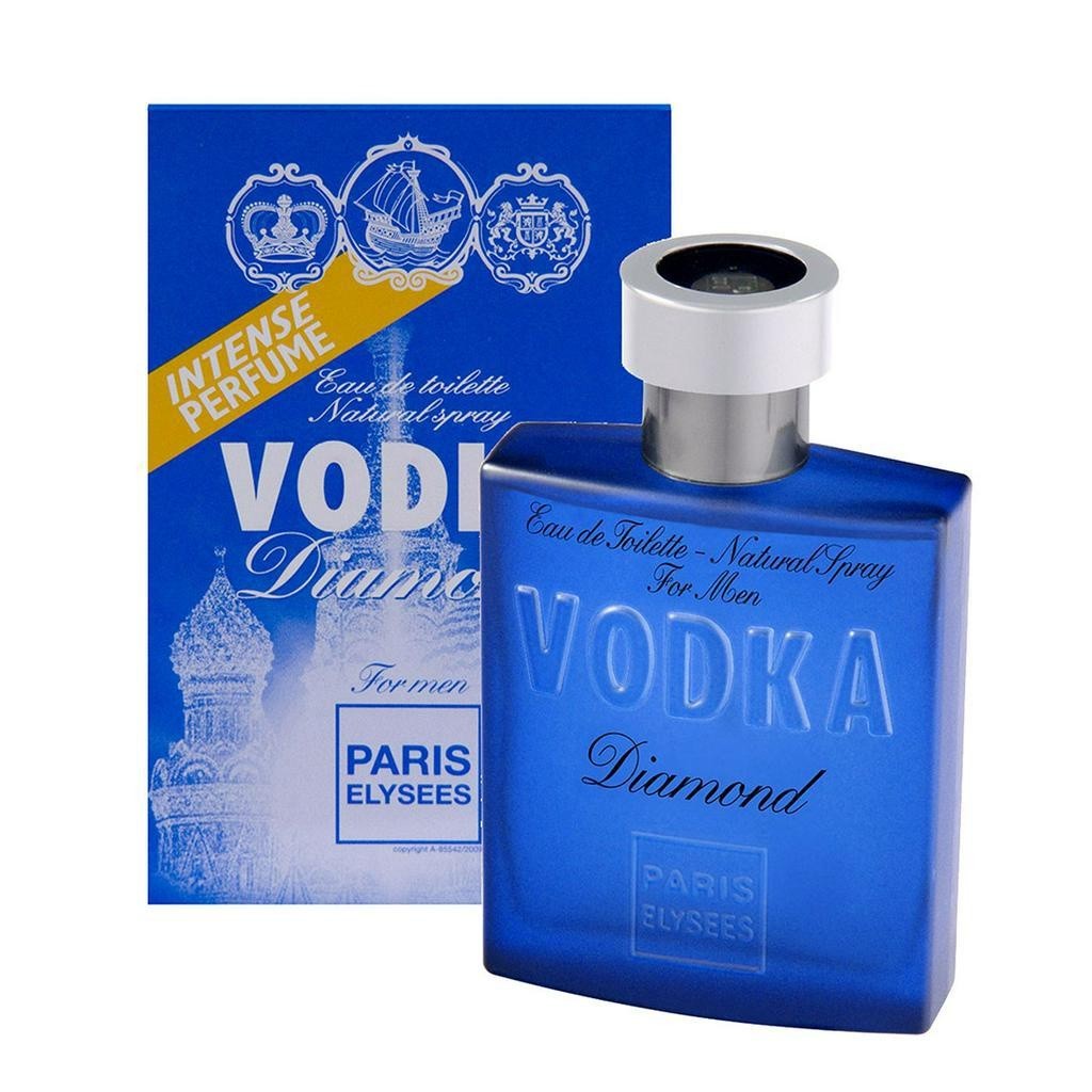 Perfume Vodka Diamond 100ml Paris Elysees - Beauty