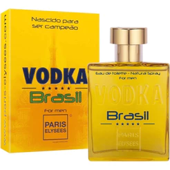 Perfume Vodka Brasil Amarelo 100ml Paris Elysees