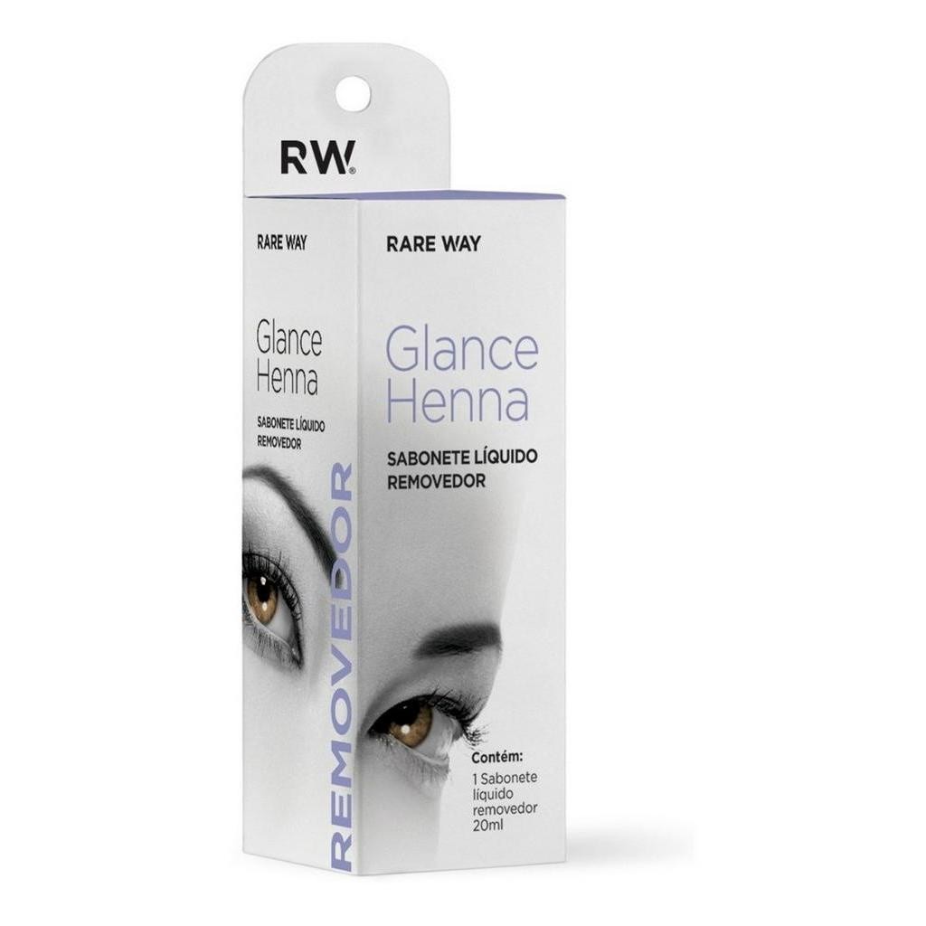 Sabonete Gel Removedor de Henna 20ml Glance Rare Way em Oferta na Shopee