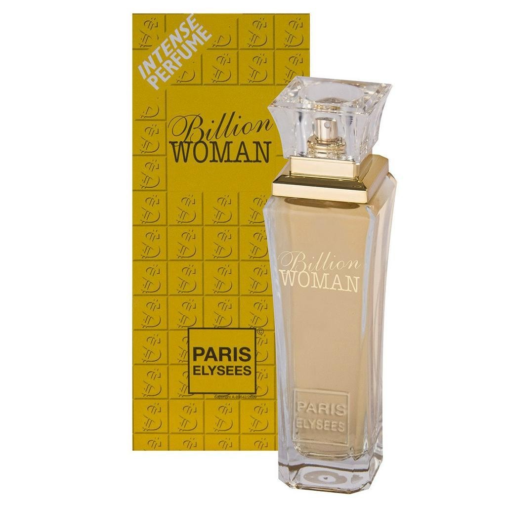 Perfume Billion Woman Feminino 100ml Paris Elysees em Oferta na Shopee